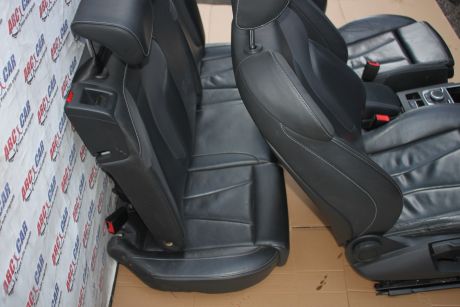 Interior din piele neagra S-line Audi A3 8V sedan 2013-2016
