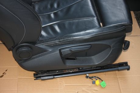 Interior din piele neagra S-line Audi A3 8V sedan 2013-2016