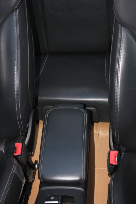 Interior din piele neagra S-line Audi A3 8V sedan 2013-2016