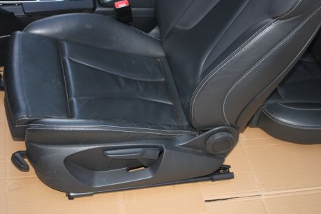 Interior din piele neagra S-line Audi A3 8V sedan 2013-2016