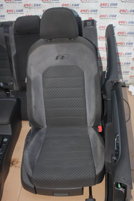 Interior din alcantara si textil R-line VW Golf 7 variant 2013-2020