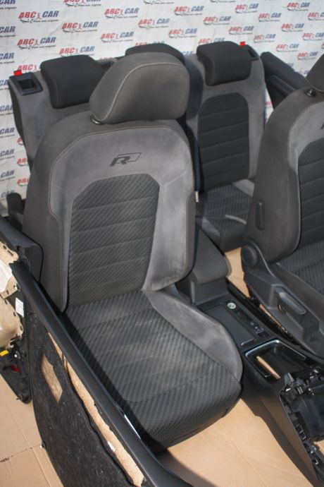 Interior din alcantara si textil R-line VW Golf 7 variant 2013-2020