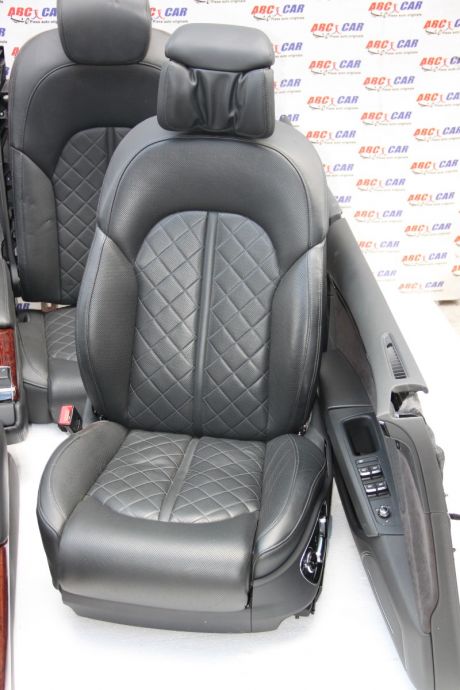 Interior din piele (cu ventilatie, memorii + incalzire) Audi A8 4H 2010-2016