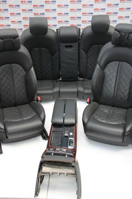 Interior din piele (cu ventilatie, memorii + incalzire) Audi A8 4H 2010-2016