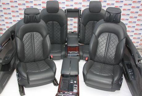 Interior din piele (cu ventilatie, memorii + incalzire) Audi A8 4H 2010-2016