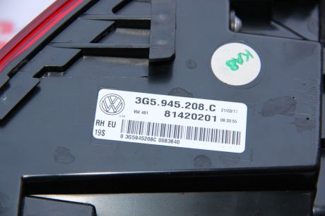 Stop dreapta caroserie cu led VW Passat B8 2015-2023 Limuzina 3G5945208C