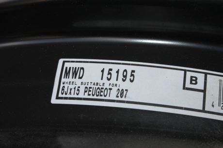 Janta tabla R15 Peugeot 207 ET23, 4x108 2006-2014