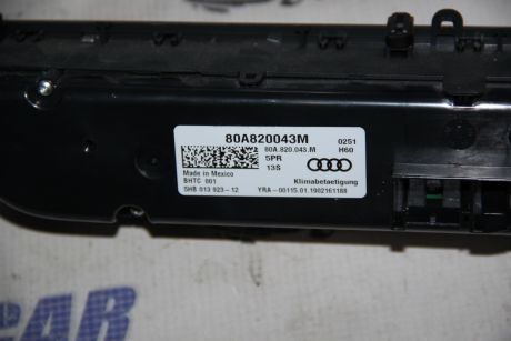Panou comanda clima Audi Q5 FY 2017-2024 80A820043M