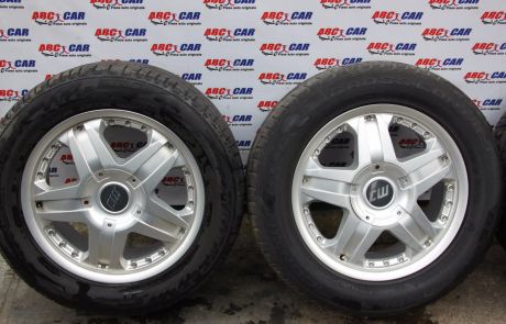 Set jante aluminiu BORBET cu anvelope de vara 255/55 R18 VW Touareg (7L) 2003-2010