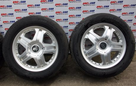 Set jante aluminiu BORBET cu anvelope de vara 255/55 R18 VW Touareg (7L) 2003-2010