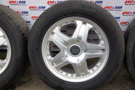 Set jante aluminiu BORBET cu anvelope de vara 255/55 R18 VW Touareg (7L) 2003-2010