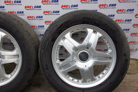 Set jante aluminiu BORBET cu anvelope de vara 255/55 R18 VW Touareg (7L) 2003-2010