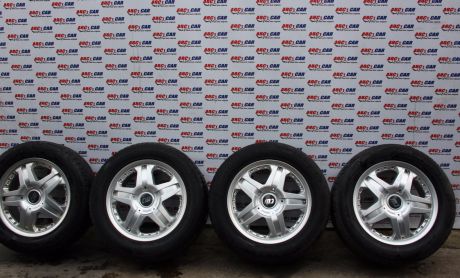 Set jante aluminiu BORBET cu anvelope de vara 255/55 R18 VW Touareg (7L) 2003-2010