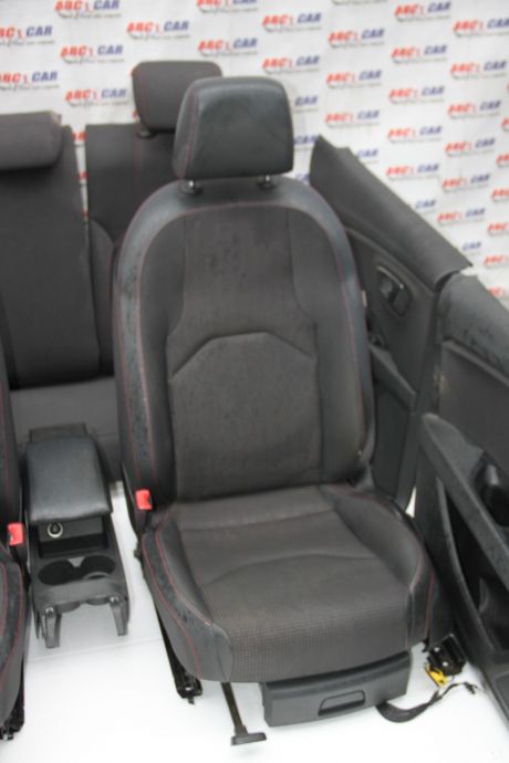 Interior din piele si textil Seat Leon 5F1 2012-2020