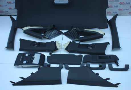 Kit tapiterie plafon si ornamente interior negre Audi A4 B8 8K limuzina 2008-2015 