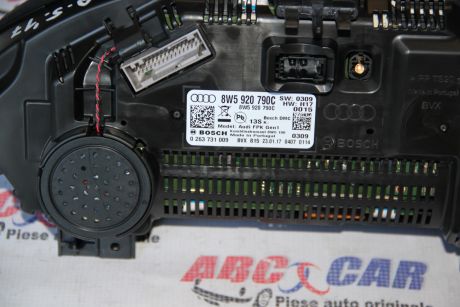 Ceasuri bord digitale Audi A5 (F5) 2.0 TFSI quattro 2016-2024 8W5920790C, 0263731009