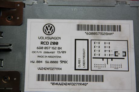 Radio CD VW Golf 4 1999-2005 6Q0057152BX