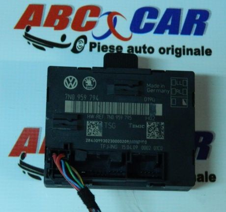 Modul control usa stanga spate Skoda Superb 2 (3T4) 2008-2015 7N0959795
