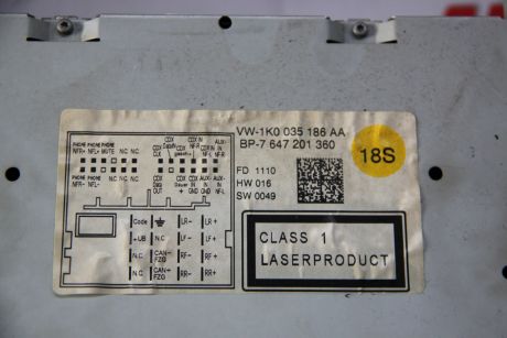Radio CD VW Passat B6 2005-2010 1K0035186AA