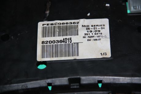 Ceasuri de bord Renault Megane 2 2002-2009 8200364015