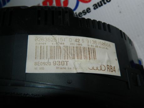 Ceas de bord Audi A4 B6 8E 2000-2005 2.5 TDI 8E0920930T