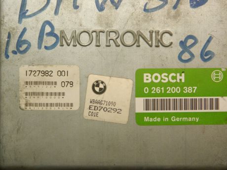Calculator motor BMW Seria 5 E34 1987-1996 1.8 Benzina 0261200387