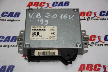 Calculator motor Opel Vectra B 1995-2002 2.0 Benzina 16V 09153240EK