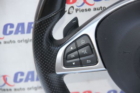 Volan din piele cu comenzi si padele Mercedes GLC-Class (X253) 2015-2019