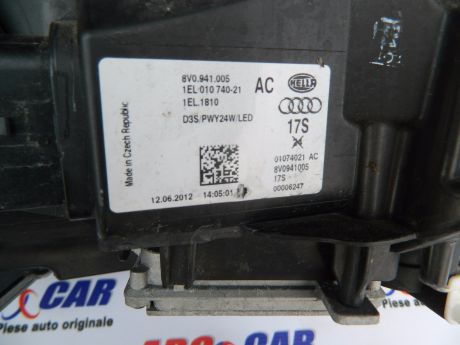 Far stanga Bi-xenon Led Audi A3 8V 2012-2017 8V0941005AC