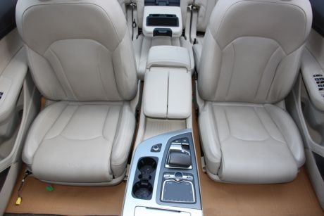 Interior din piele crem full electric cu memorii (7 locuri) Audi Q7 4M 2016-prezent