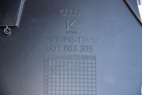 Ornament stanga tunel central Audi Q3 8U 2011-2018 8U1863305