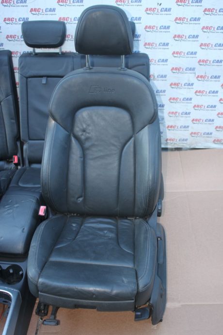 Interior din piele neagra Audi A4 B8 8K avant 2008-2015