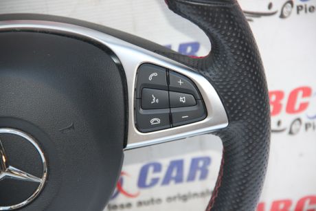 Volan din piele cu comenzi Mercedes C-Class W205 2014-prezent A0004603303