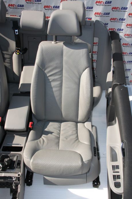 Interior din piele crem full electric cu memorie si incalzire in scaune VW Passat B6 2005-2010