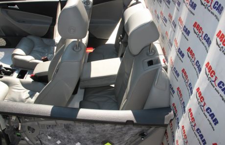Interior din piele crem full electric cu memorie si incalzire in scaune VW Passat B6 2005-2010