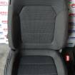 Scaune fata electrice maro inchis din material VW Passat B7 2010-2014