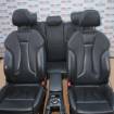 Interior din piele neagra S-line Audi A3 8V sedan 2013-2016