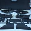 Kit tapiterie plafon si ornamente interior negre Audi A4 B8 8K limuzina 2008-2015 
