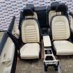 Interior din piele crem+negru complet VW Passat CC 2008-2016