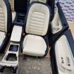 Interior din piele crem+negru complet VW Passat CC 2008-2016