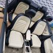 Interior din piele crem+negru complet VW Passat CC 2008-2016