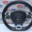Volan din piele cu comenzi si padele Mercedes GLC-Class (X253) 2015-2019