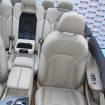 Interior din piele crem full electric cu memorii (7 locuri) Audi Q7 4M 2016-prezent